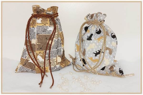 Geschenkbeutel / Zugbeutel in verschiedene Designs